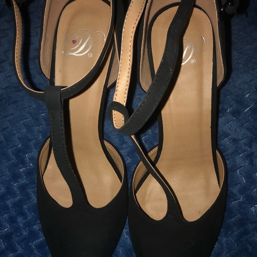 Black high heels